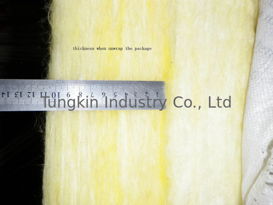 छत उच्च घनत्व ग्लासवूल इन्सुलेशन बैट्स R1.3 / R1.5 ध्वनिरोधी