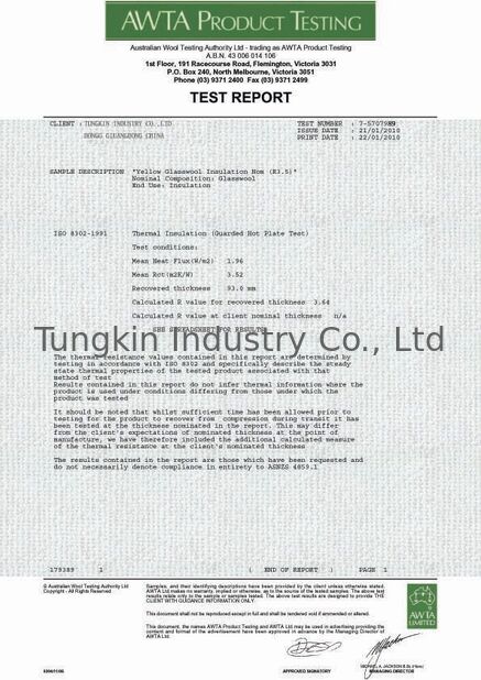 चीन TUNGKIN INDUSTRY Co.Ltd प्रमाणपत्र